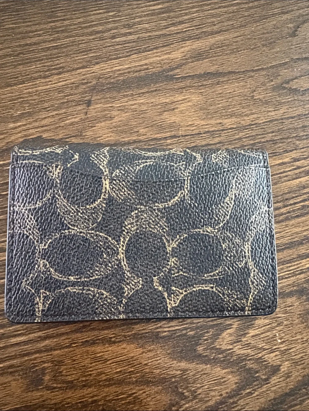 Coach NWT in Loved Signature Coated Canvas Bi-Fold ID Card Wallet